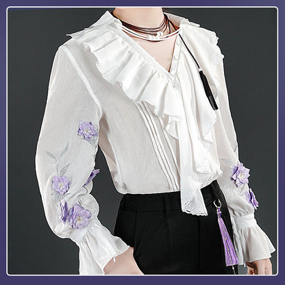 【Nekocos】Game Love and Deepspace Cosplay Xavier Complete set of shirts Cosplay Costume | Pre-Sale