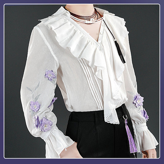 【Nekocos】Game Love and Deepspace Cosplay Xavier Complete set of shirts Cosplay Costume | Pre-Sale