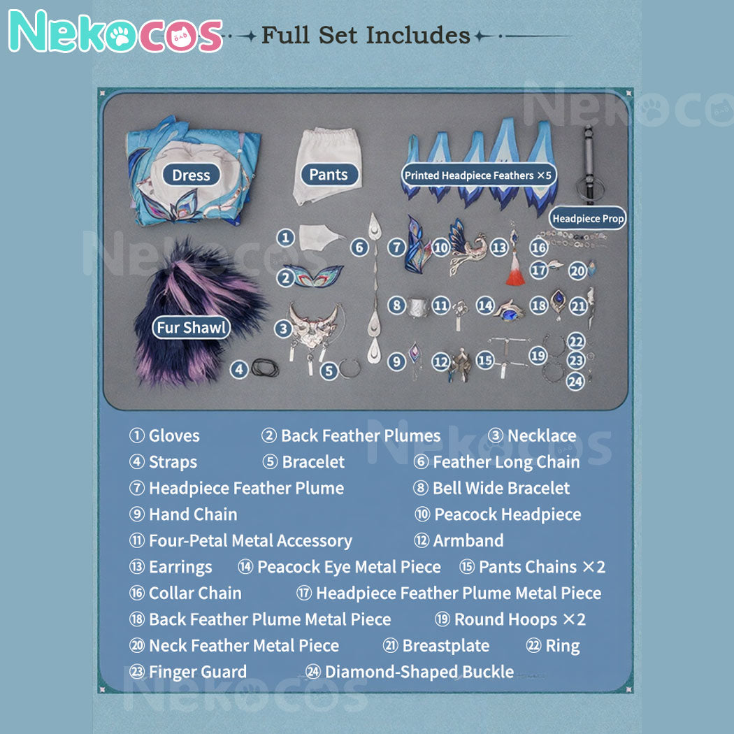 【Nekocos】Game Cosplay Honkai:Star Rail Cosplay Yao Guang Cosplay costume | Custom-Tailor