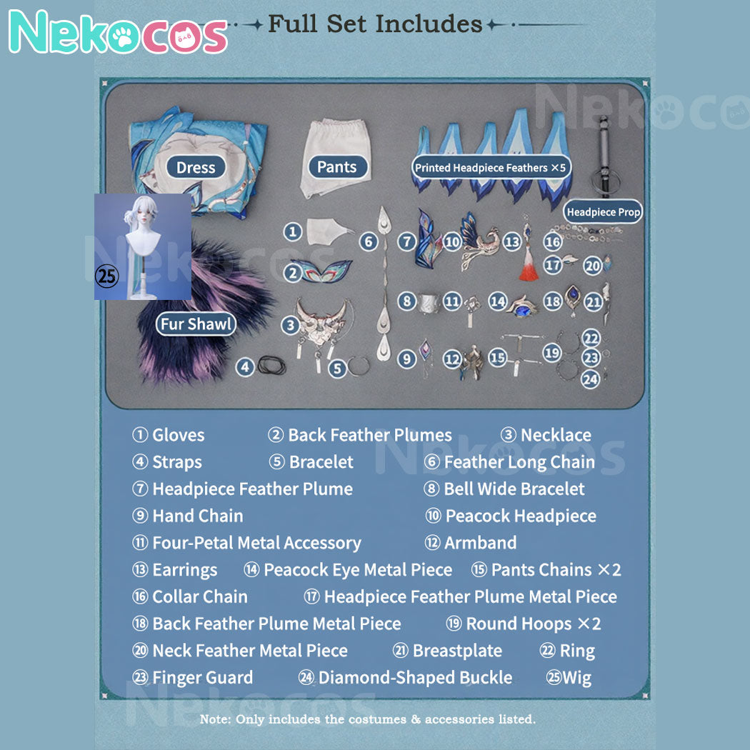 【Nekocos】Game Cosplay Honkai:Star Rail Cosplay Yao Guang Cosplay costume | Custom-Tailor