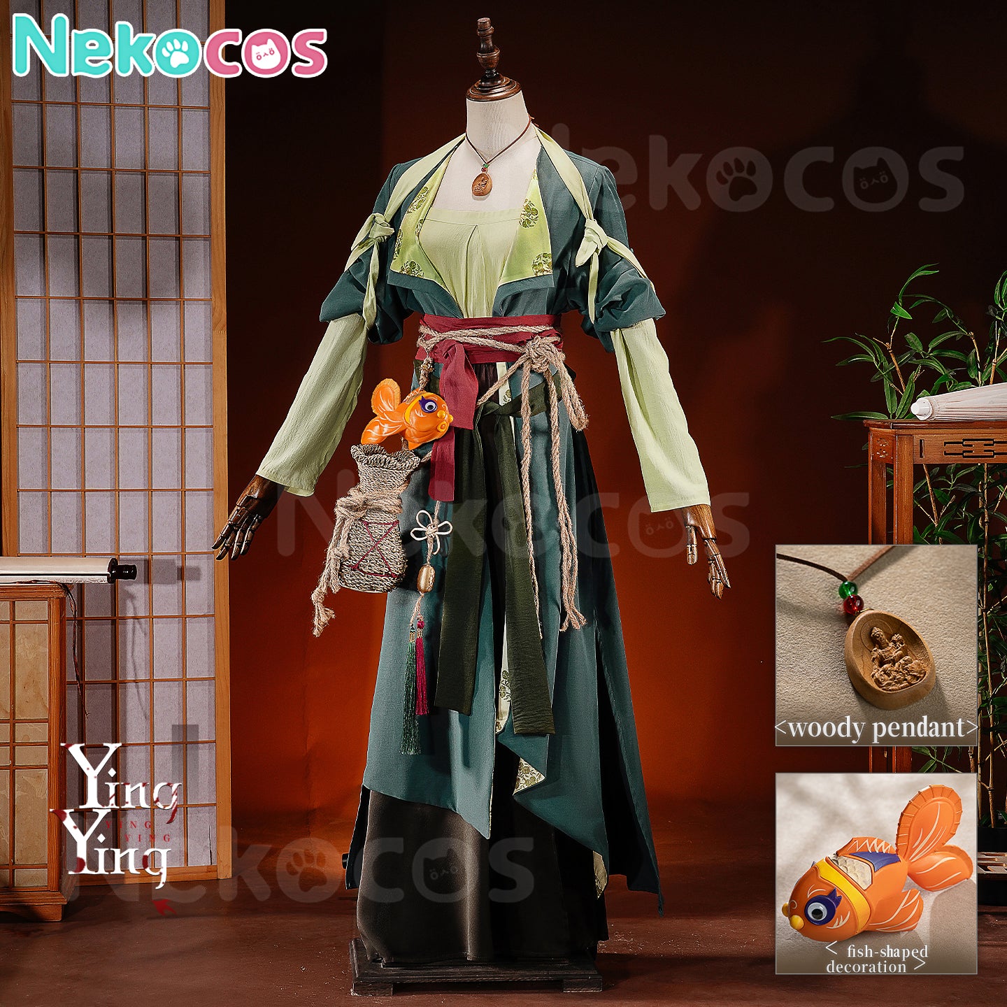 【Nekocos】Game Where Winds Meet Cosplay Yingying Cosplay Costume | Custom-Tailor