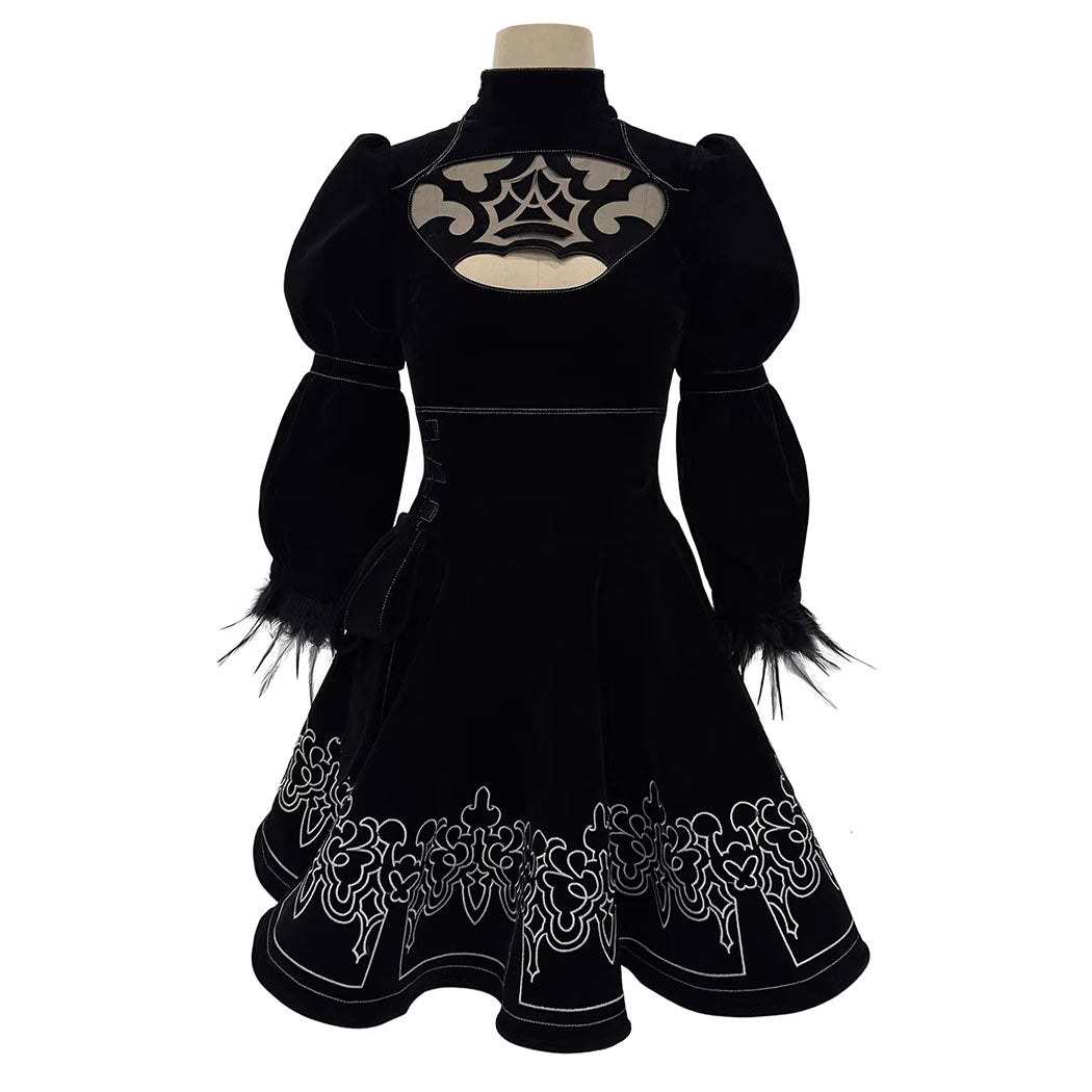 【Nekocos】Game NieR:Automata Cosplay YoRHa No. 2 Type B Cosplay Costume | Custom-Tailor