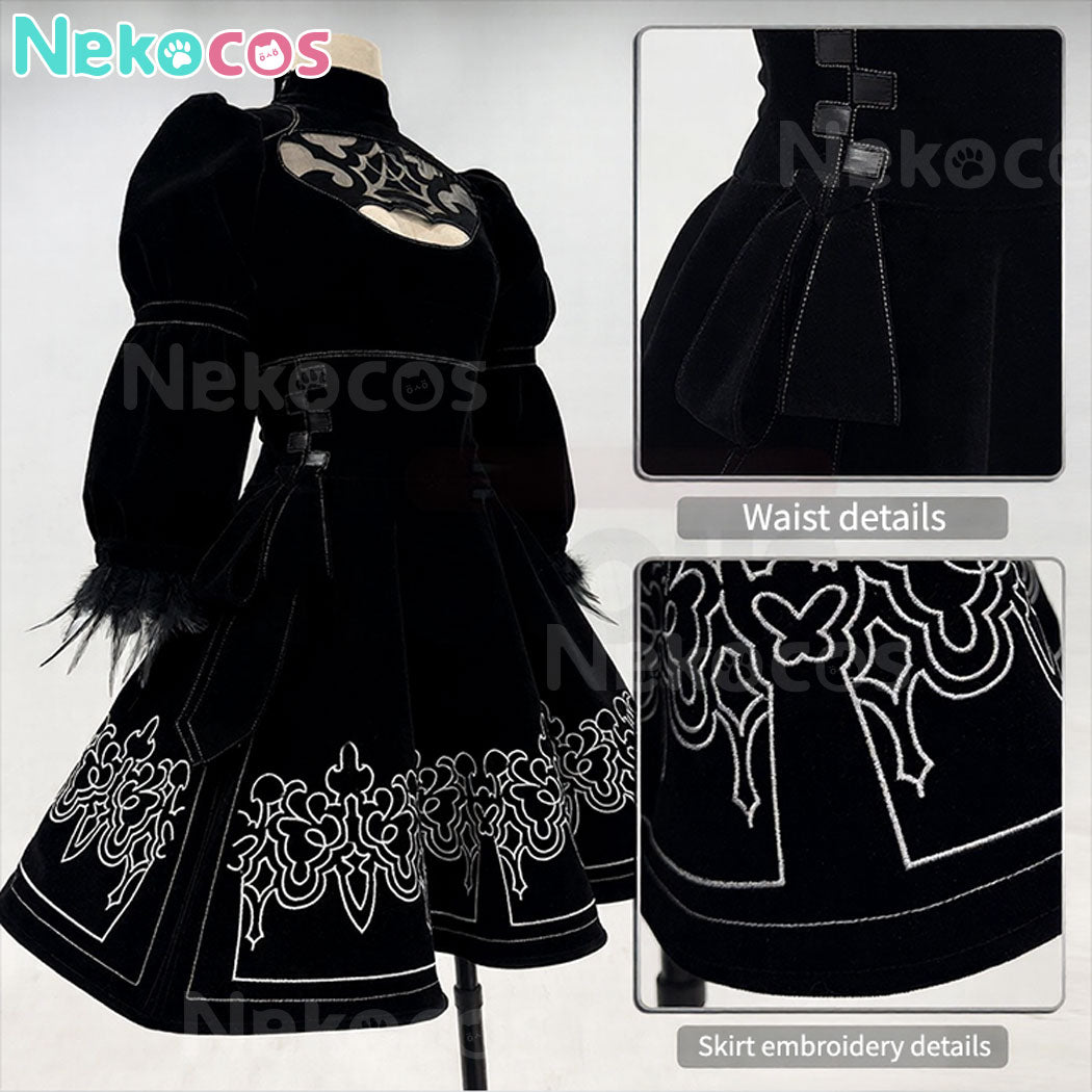 【Nekocos】Game NieR:Automata Cosplay YoRHa No. 2 Type B Cosplay Costume | Custom-Tailor