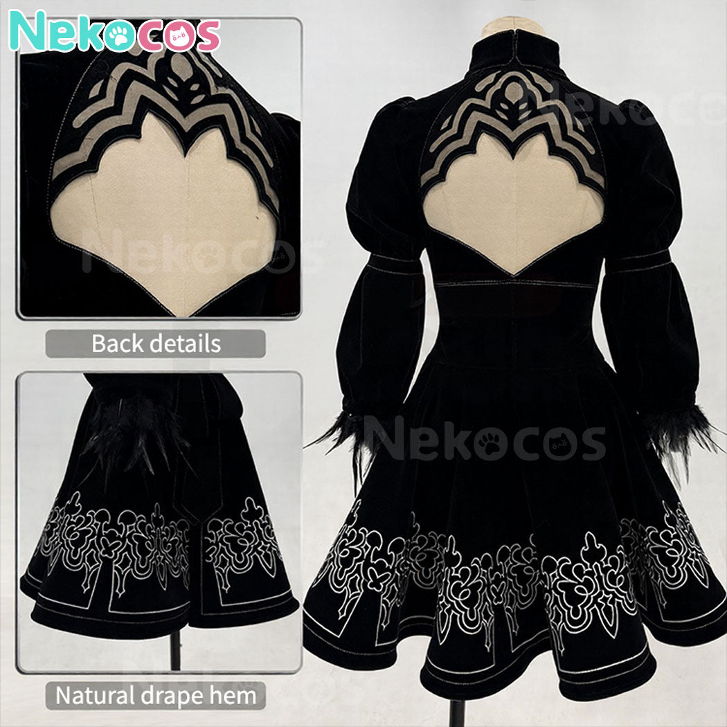 【Nekocos】Game NieR:Automata Cosplay YoRHa No. 2 Type B Cosplay Costume | Custom-Tailor