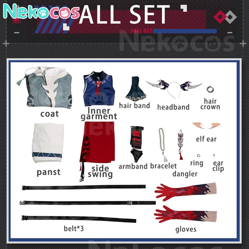 【Nekocos】Game Arknights Cosplay Yu Cosplay Costume Premium Edition | In Stock