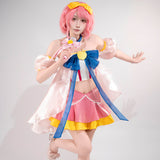 【Nekocos】Anime Hime Chen! Otogi Chikku Idol Lilpri Cosplay Yukimori Ringo Cosplay Costume | In Stock