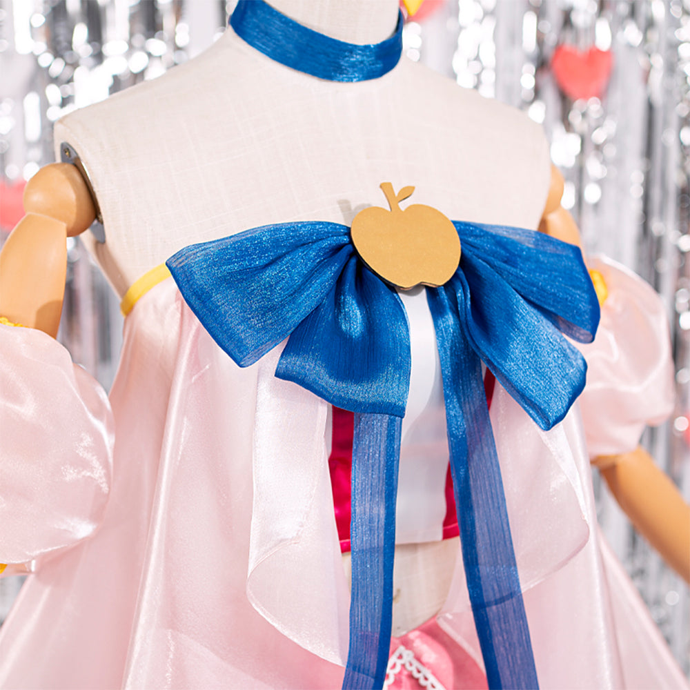 【Nekocos】Anime Hime Chen! Otogi Chikku Idol Lilpri Cosplay Yukimori Ringo Cosplay Costume | In Stock
