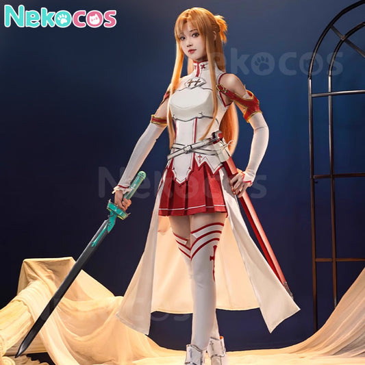 【Nekocos】Anime Sword Art Online Cosplay Yuuki Asuna Cosplay Costume | In Stock