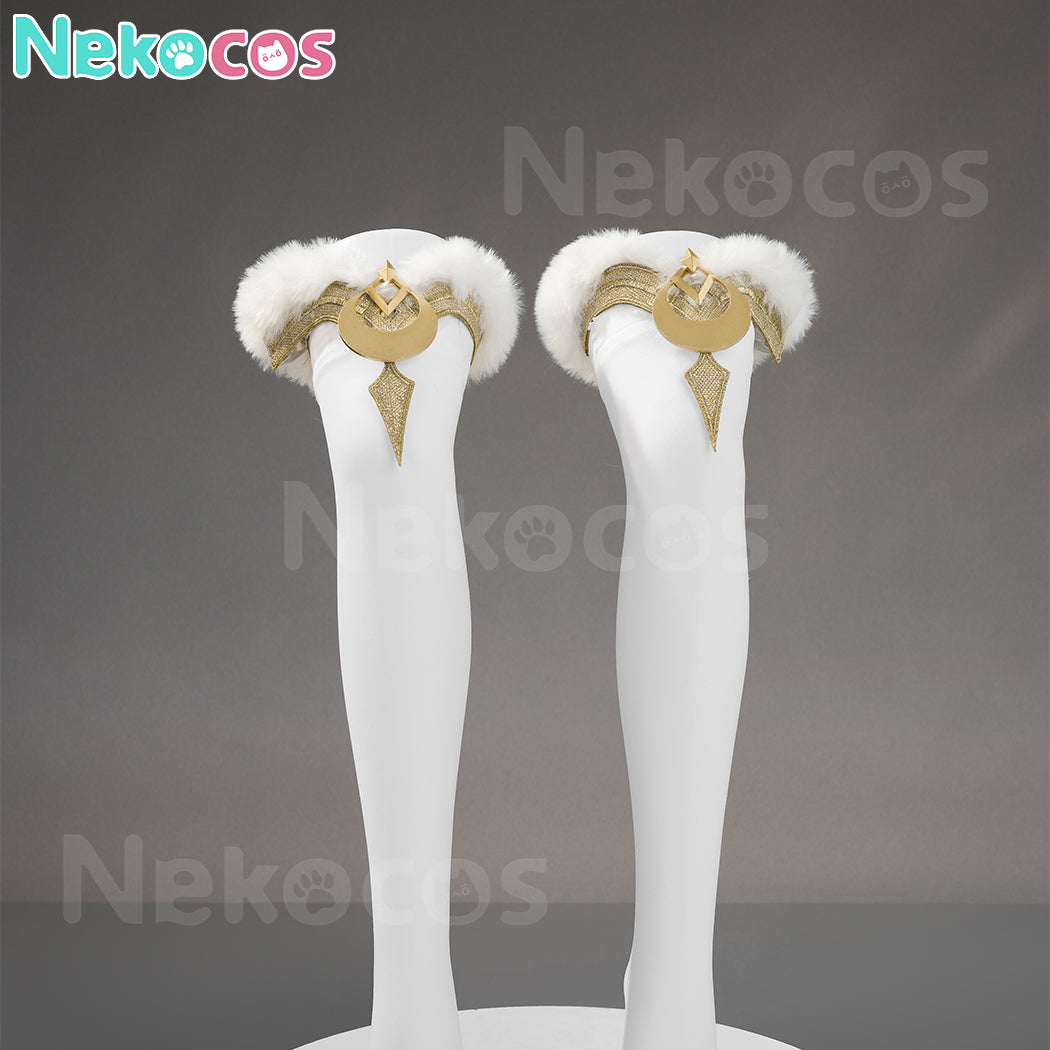 【Nekocos】Game Genshin Impact Cosplay Embroidery Version Zibai Cosplay Costume Premium Edition | Custom-Tailor