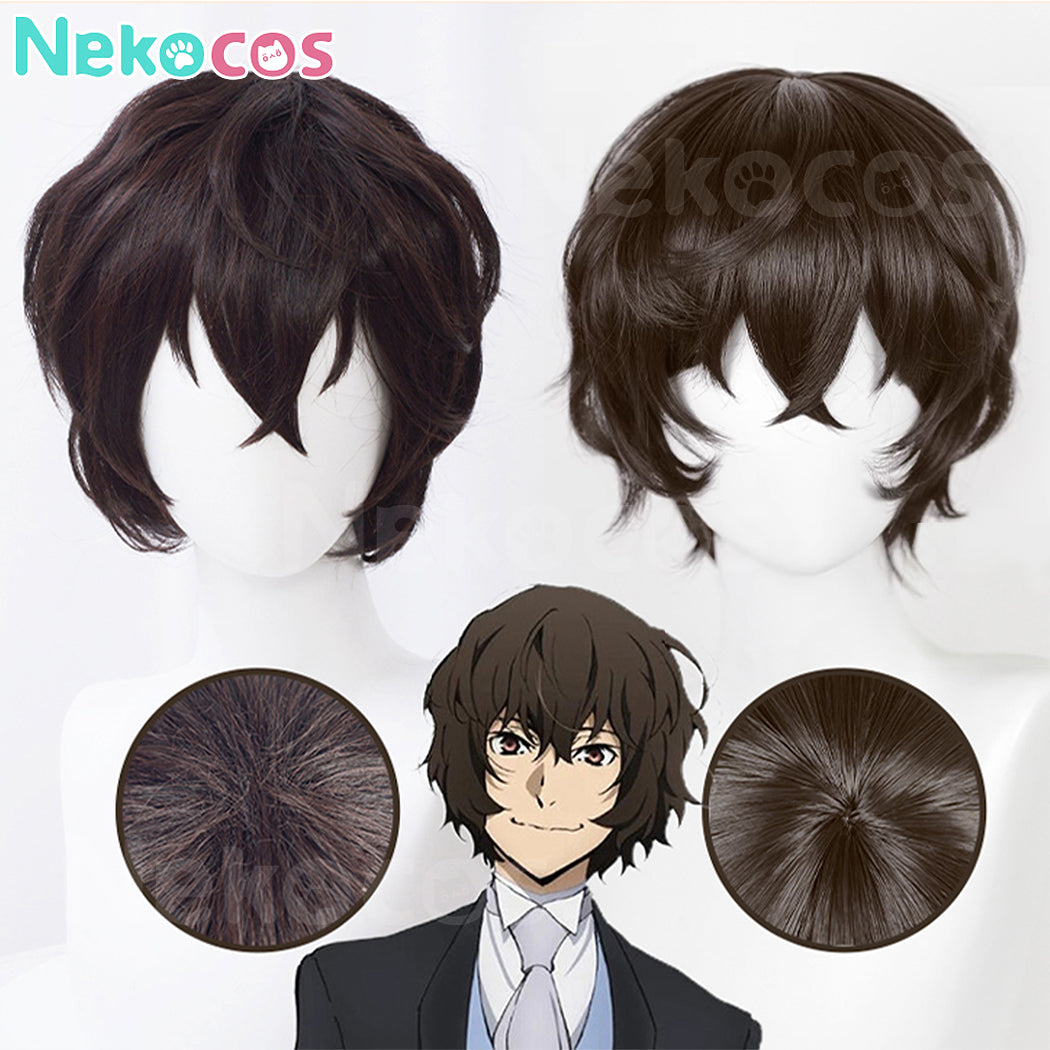 【Nekocos】Anime Bungo Stray Dogs Cosplay Dazai Cosplay Wig | In Stock