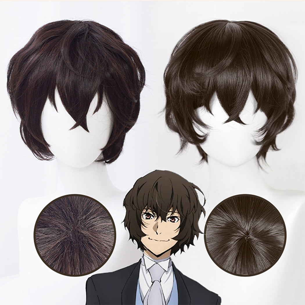 【Nekocos】Anime Bungo Stray Dogs Cosplay Dazai Cosplay Wig | In Stock