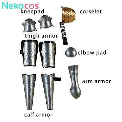 【Nekocos】Game Arknights Cosplay Nearl the Radiant Knight Cosplay Costume Premium Edition | Pre-Sale