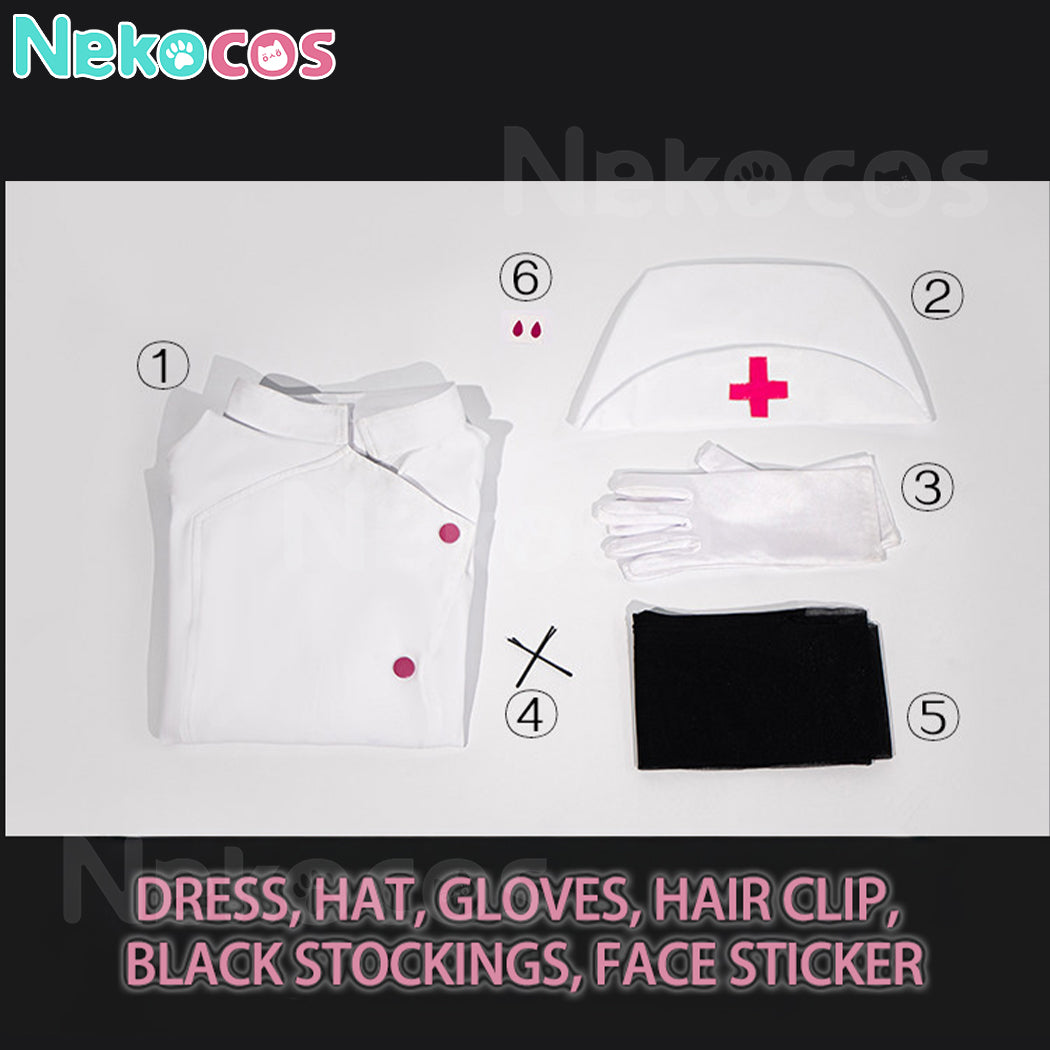 【Nekocos】Anime Cosplay Hatsune Miku Rabbit Hole Nurse Uniform Cosplay Costume | In Stock