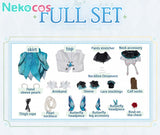 【Nekocos】Vocaloid Hatsune Miku Cosplay Phoenix Tail Butterfly Cosplay Costume Premium Edition | Custom-Tailor