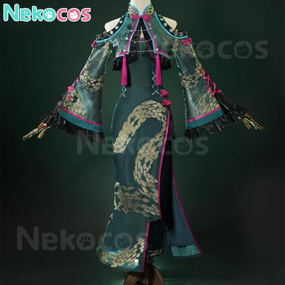 【Nekocos】Vocaloid Hatsune Miku Cosplay Chinese cheongsam Cosplay Costume Premium Edition | Pre-Sale
