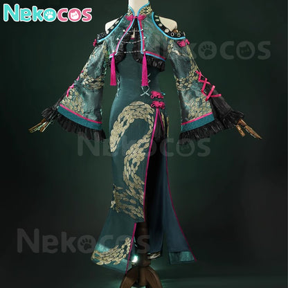 【Nekocos】Vocaloid Hatsune Miku Cosplay Chinese cheongsam Cosplay Costume Premium Edition | Pre-Sale