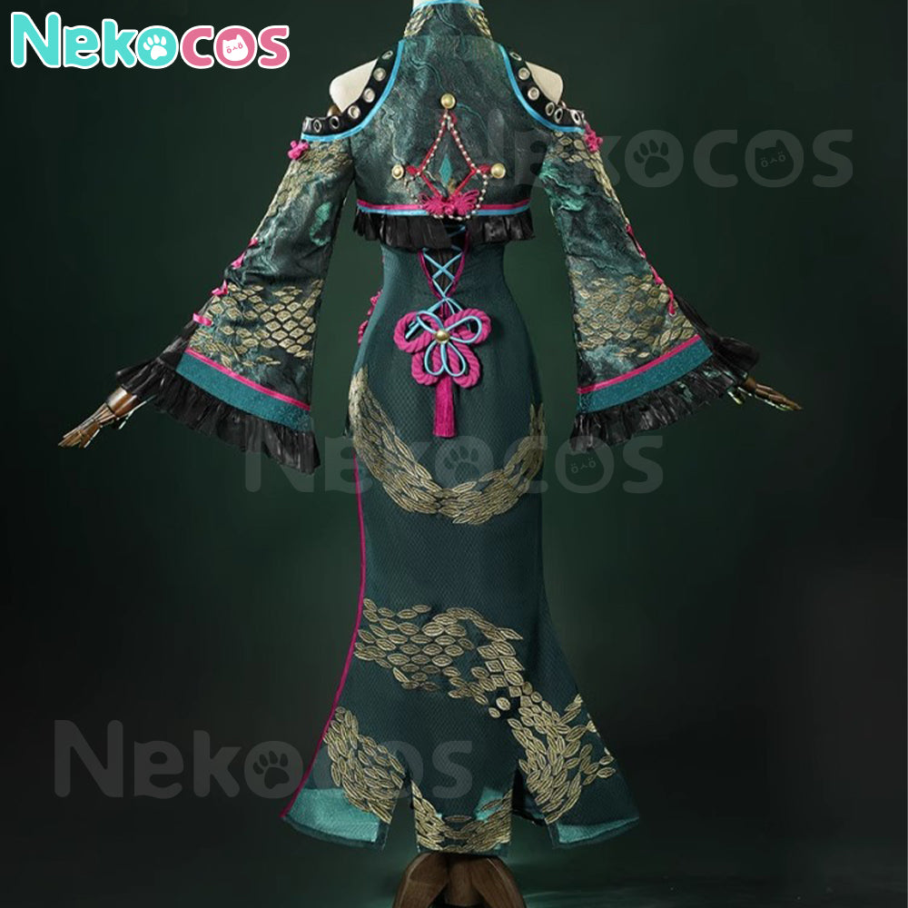 【Nekocos】Vocaloid Hatsune Miku Cosplay Chinese cheongsam Cosplay Costume Premium Edition | Pre-Sale