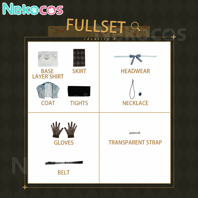 【Nekocos】Game Identity V Cosplay Journalist Reporter Cosplay Costume Premium Edition | Custom-Tailor