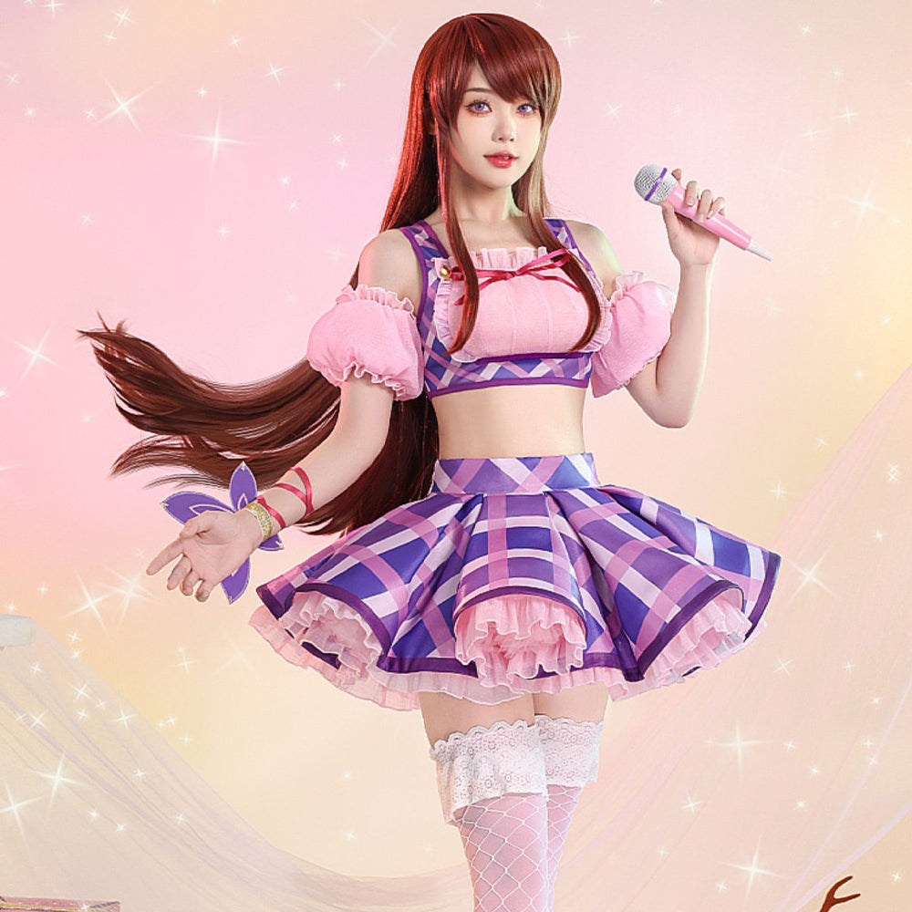 【Nekocos】Anime Aikatsu! Cosplay Shibuki Ran Cosplay Costume Premium Edition | In Stock