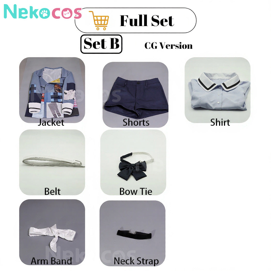 Custom Anime Cosplay Costume: Nekocos Nina IseriAnime,Costume,Girls Band Cry