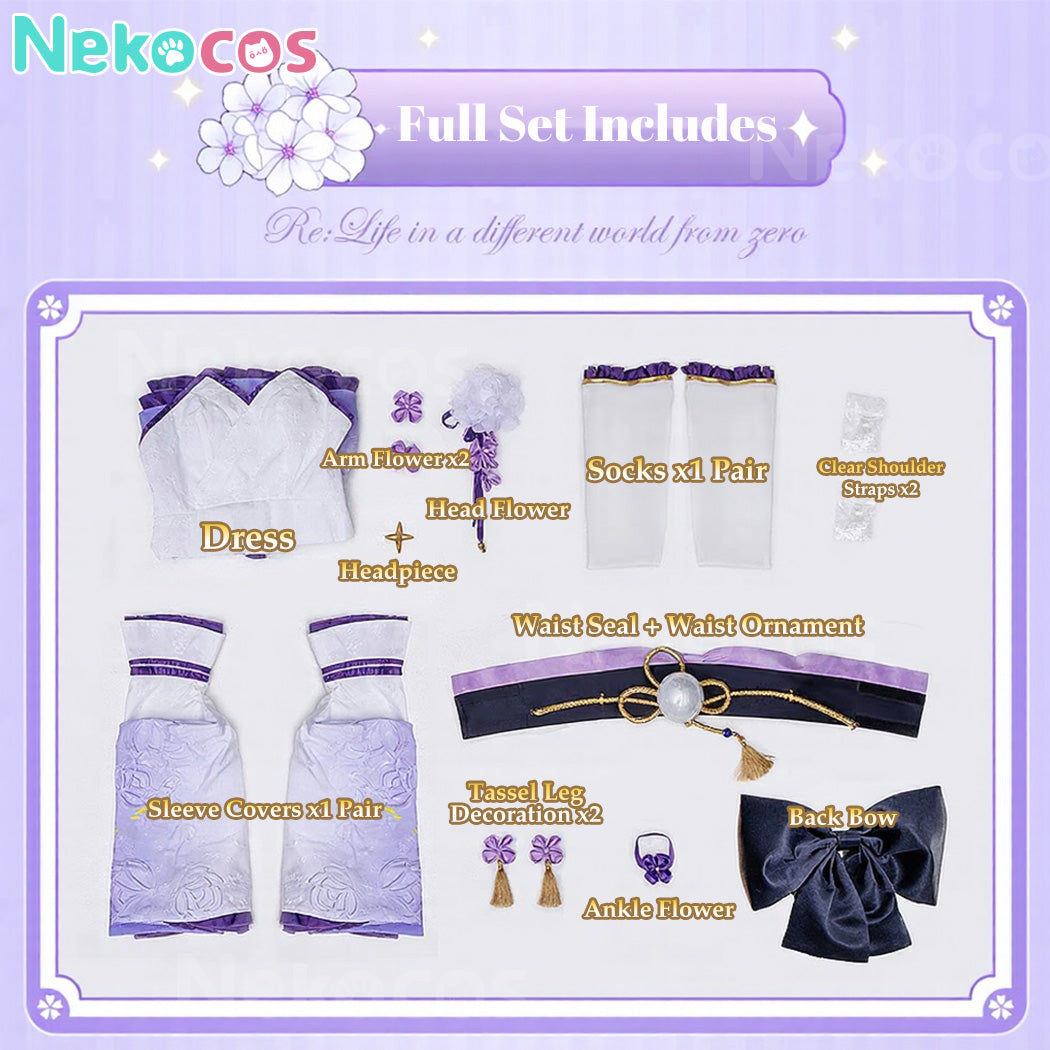【Nekocos】Anime Cosplay Emilia Cosplay Costume | In Stock