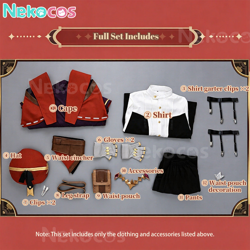 Custom Enzo Cosplay Costume - Premium Edition at NekocosCostume,Game,Roco Kingdom
