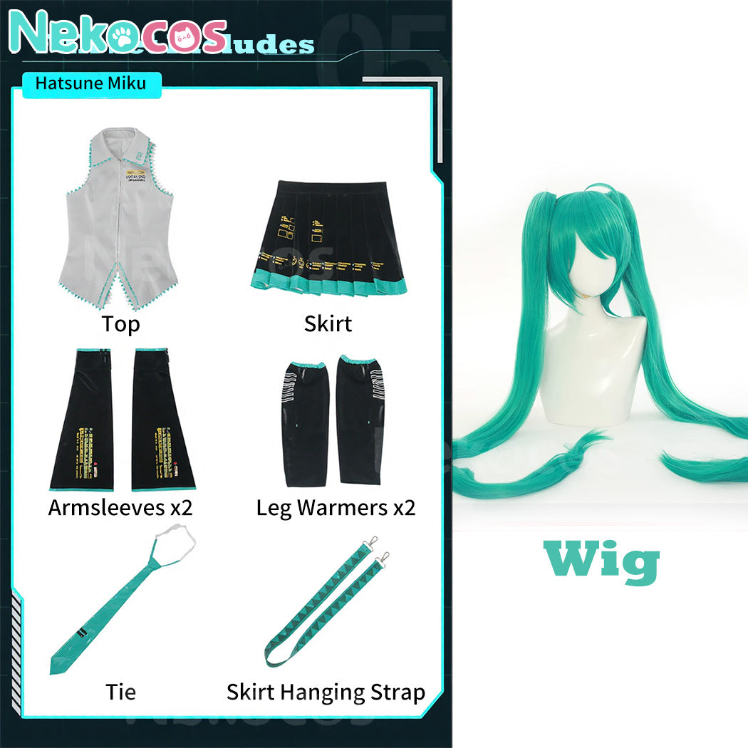 【Nekocos】Vocaloid Hatsune Miku Cosplay Snow Hatsune Cosplay Costume | In Stock