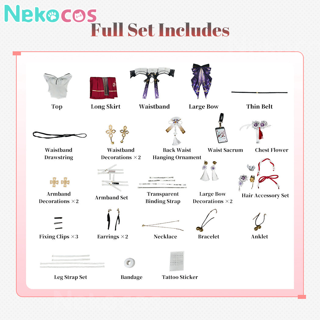 【Nekocos】Game Wuthering Waves Cosplay Hiyuki Cosplay Costume Premium Edition | Custom-Tailor