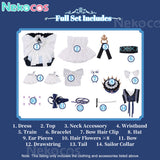 【Nekocos】Game Arknights Cosplay Rosmontis Airy Dream Cosplay Costume Premium Edition | Custom-Tailor