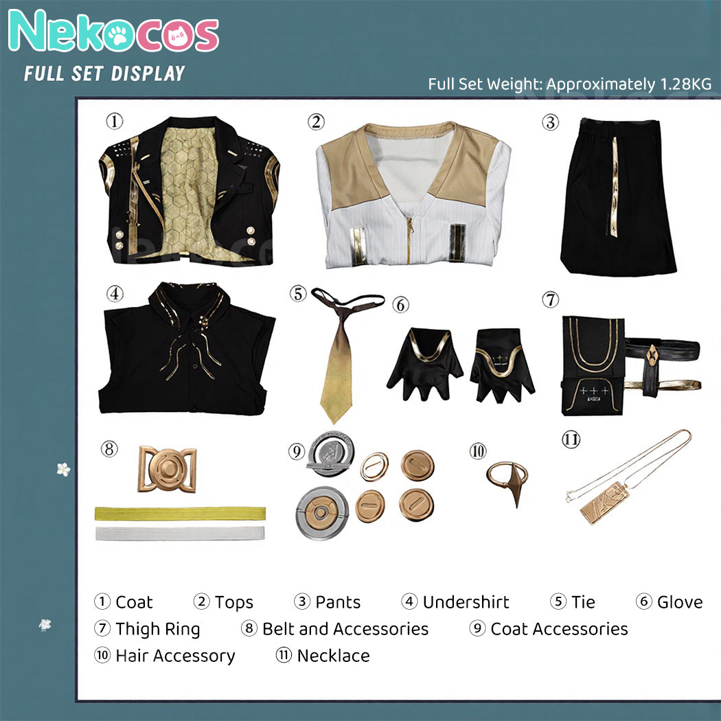【Nekocos】Game Wuthering Waves Cosplay Male Rover New School Uniform Cosplay Costume | Custom-Tailor