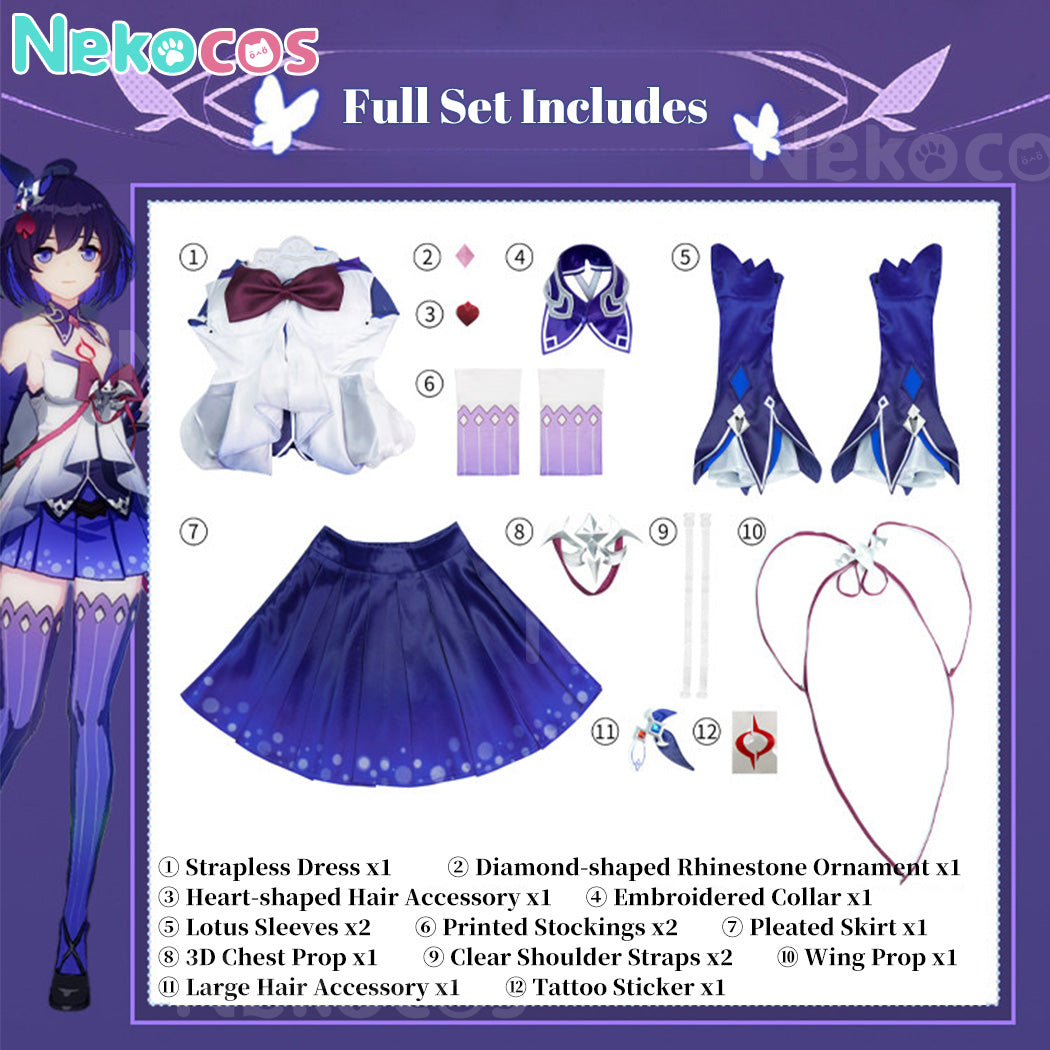 【Nekocos】Game Honkai Impact 3 Cosplay Seele Voller Swallowtail Phantasm Cosplay Costume Premium Edition | Custom-Tailor
