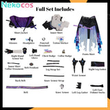 【Nekocos】Game Honkai: Star Rail Cosplay Silver Wolf LV.999 Cosplay Costume Premium Edition | Custom-Tailor
