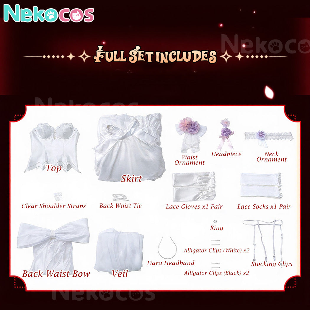 【Nekocos】Anime Date A Live Cosplay Kurumi Tokisaki Cosplay Costume Premium Edition | Custom-Tailor