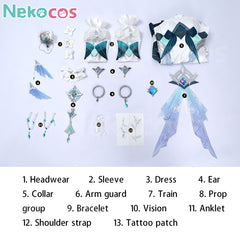 Genshin Impact Cosplay Costume: Vodyanitsa Custom-TailorCostume,Game,Genshin Impact
