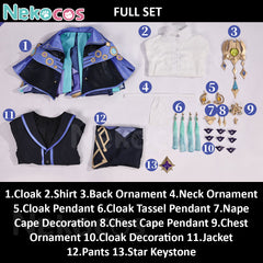 Genshin Impact Mitya Cosplay Costume - Custom TailoredCostume,Game,Genshin Impact