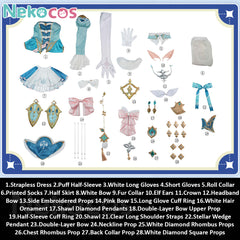 Genshin Impact Vesna Cosplay Costume - Premium Custom-TailorCostume,Game,Genshin Impact