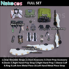 Zhuang Fangyi Cosplay Costume Premium Edition | NekocosArknights: Endfield,Costume,Game