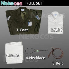 Survey Corps Trench Coat Cosplay Costume | Custom-TailoredAnime,Attack On Titan,Costume