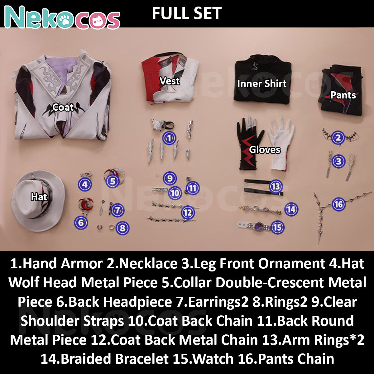 Honkai Star Rail Ashveil Cosplay Costume - Premium EditionCostume,Game,Honkai: Star Rail