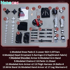 Arknights Zuo Le Cosplay Costume - Premium Custom EditionArknights,Costume,Game