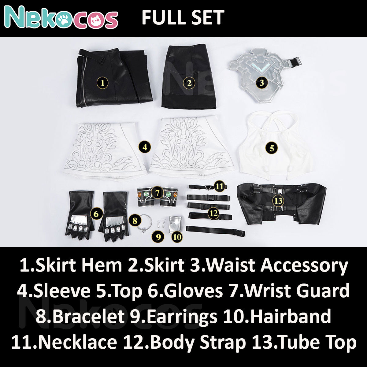Tifa Lockhart Cosplay Costume - Premium Custom EditionCostume,Final Fantasy VII,Game