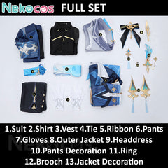 Genshin Impact Neuvillette Cosplay Costume - Premium EditionCostume,Game,Genshin Impact