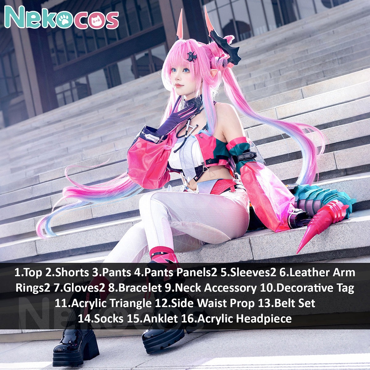 Yvonne Arknights Cosplay Costume Premium Edition