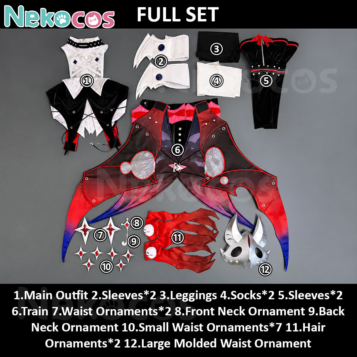 Zenless Zone Zero Claret Flint Cosplay Costume - Premium EditionCostume,Game,Zenless Zone Zero