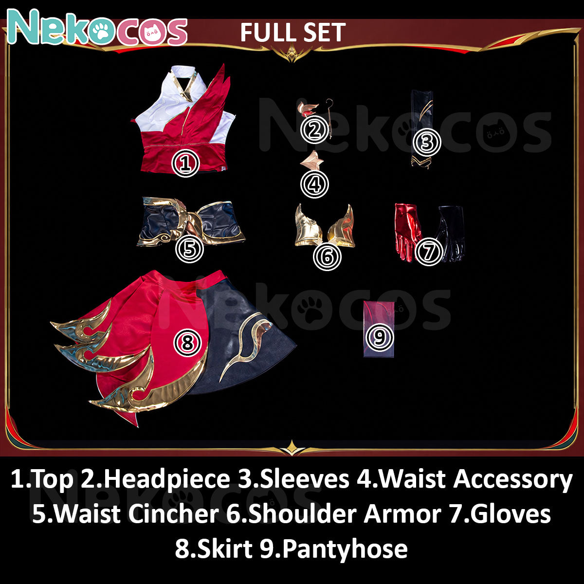 Seraphine Cosplay Costume Custom-Tailored