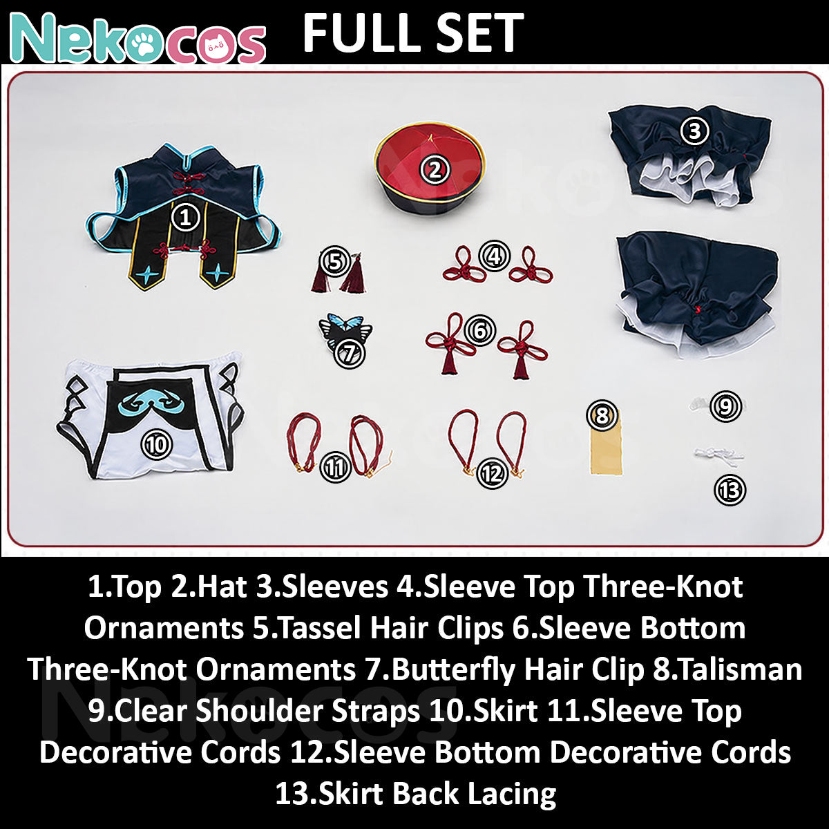 Kisaki Ryuuge Jiangshi Cosplay Costume - Custom-Tailored DesignBlue Archive,Costume,Game