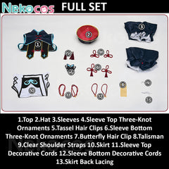 Kisaki Ryuuge Jiangshi Cosplay Costume - Custom-Tailored DesignBlue Archive,Costume,Game