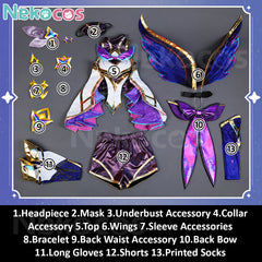 Star Guardian Akali Cosplay Costume - Premium Custom EditionCostume,Game,League of Legends
