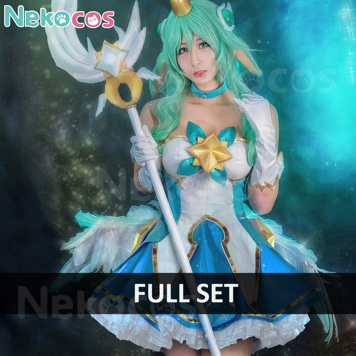 Soraka Cosplay Costume Custom-Tailored - Unleash Your Inner StarchildCostume,Game,League of Legends