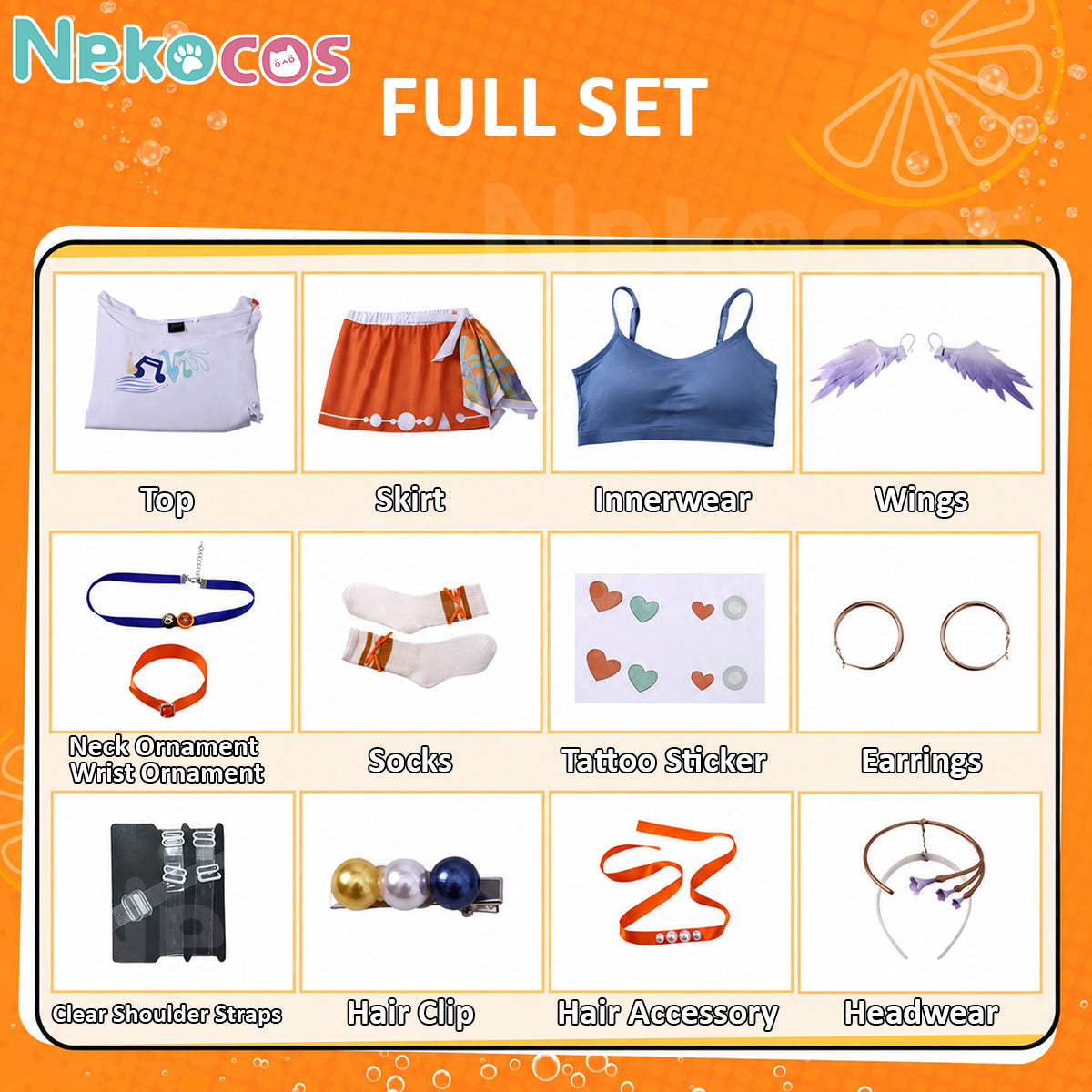 Honkai Star Rail Cosplay Costume - Robin Summeretto In StockCostume,Game,Honkai: Star Rail
